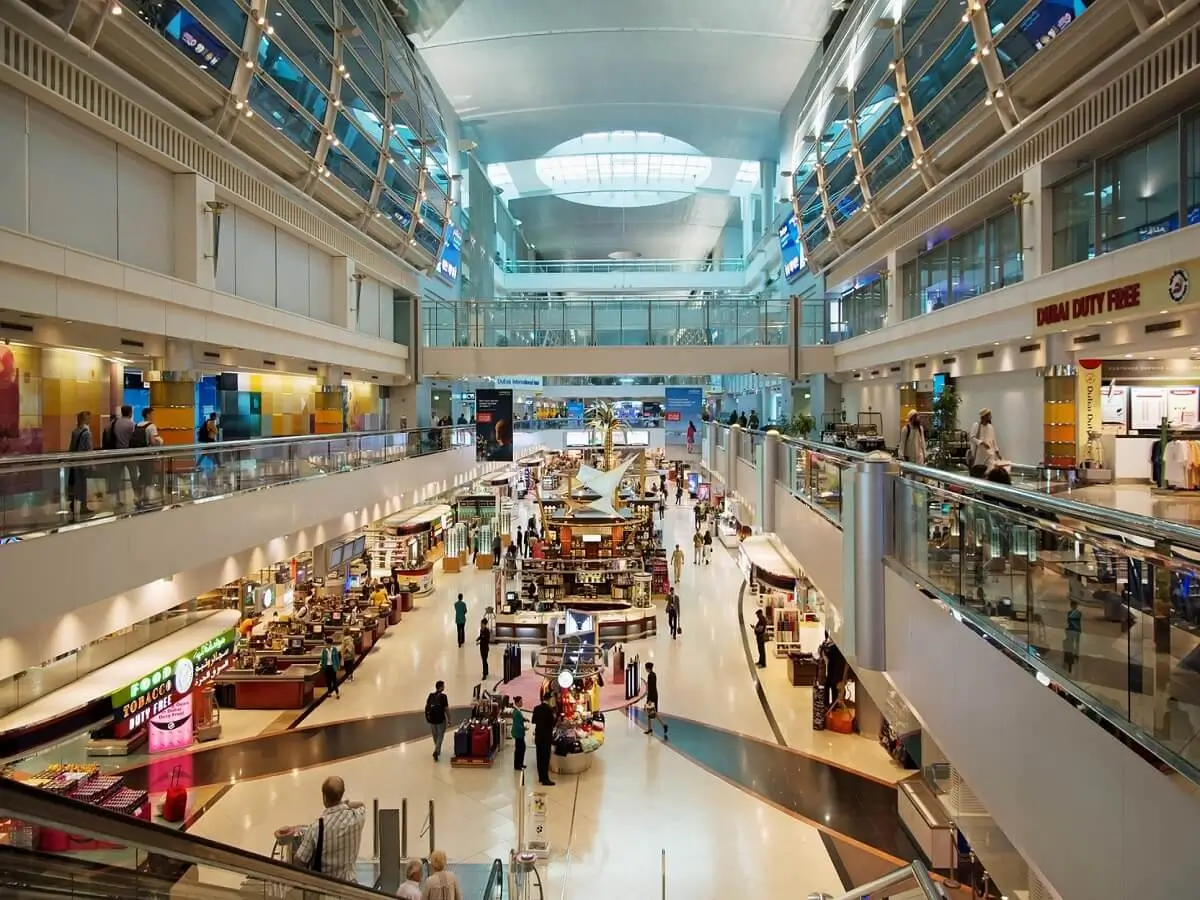 مراکز خرید در فرودگاه بین‌المللی دبی